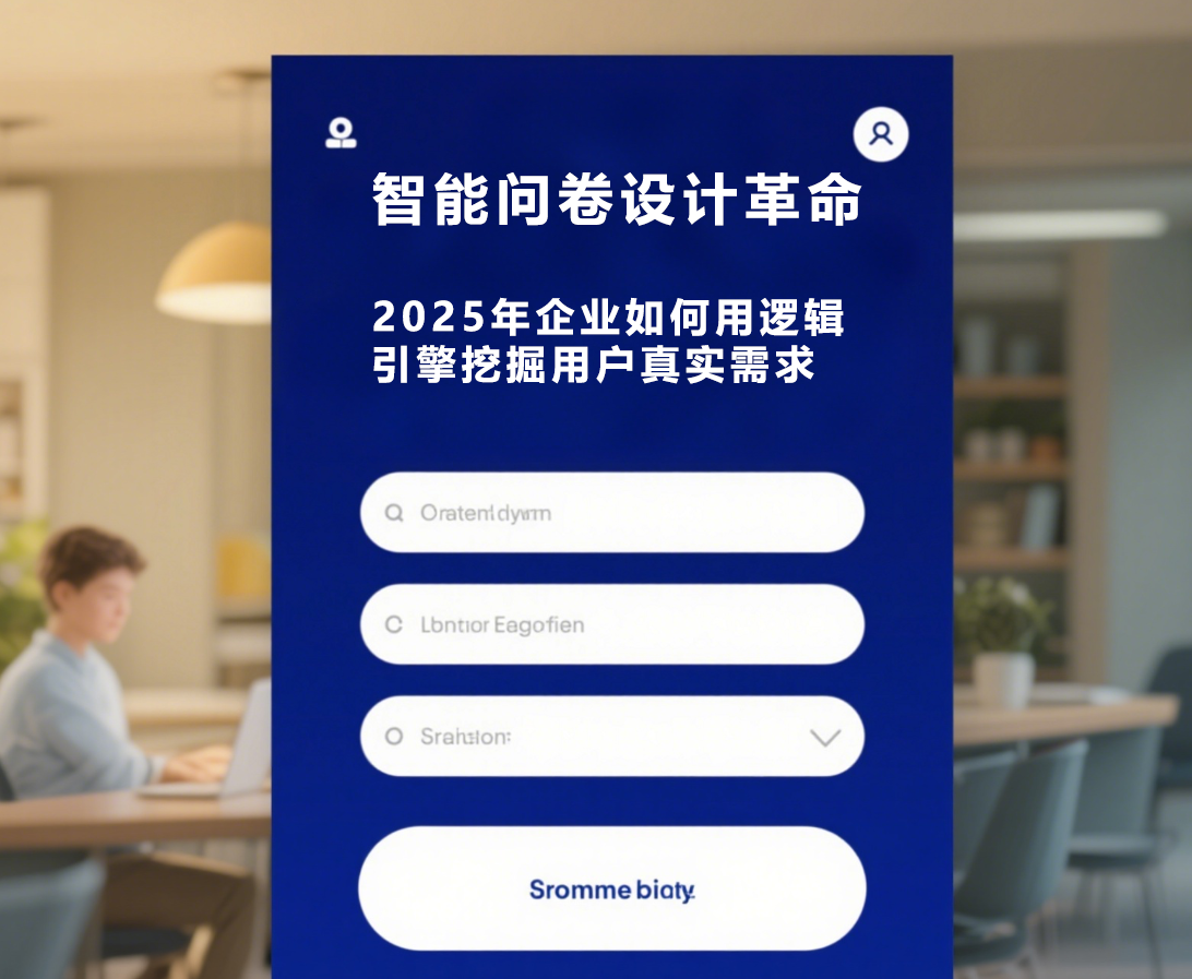 智能问卷设计革命：2025年企业如何用逻辑引擎挖掘用户真实需求