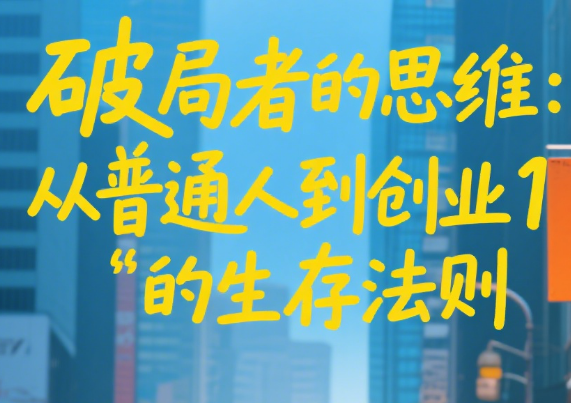 破局者的思维：从普通人到创业 1‰的生存法则