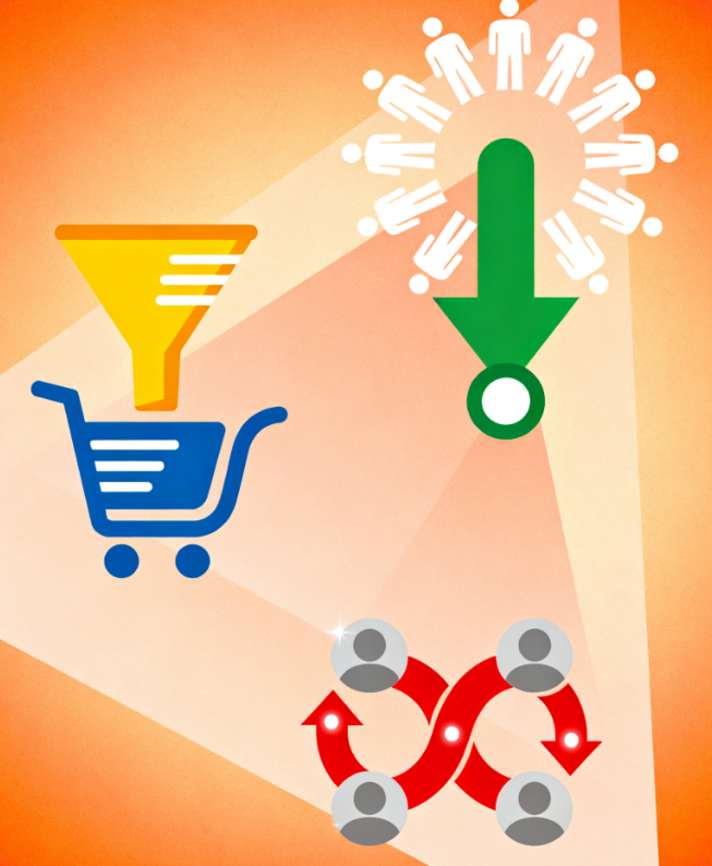 产品推广的黄金三角：流量、转化、复购