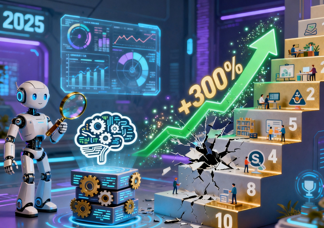 AI 颠覆 SEO？2025 实战指南：10 个专家级策略让流量增长 300%