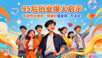 95 后创业爆火启示：年轻创业者的 “情绪价值变现” 方法论