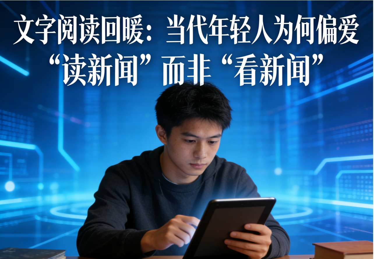 文字阅读回暖：当代年轻人为何偏爱 “读新闻” 而非 “看新闻”