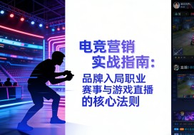 电竞营销实战指南：品牌入局职业赛事与游戏直播的核心法则